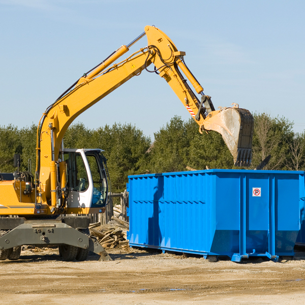 how many times can i have a residential dumpster rental emptied in Bentonville VA